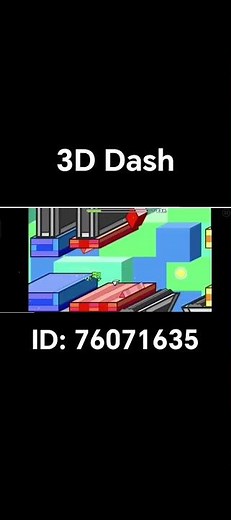 3D Dash by GirlyAle02|Geometry dash #gd #geometrydash #3dash #3ddash