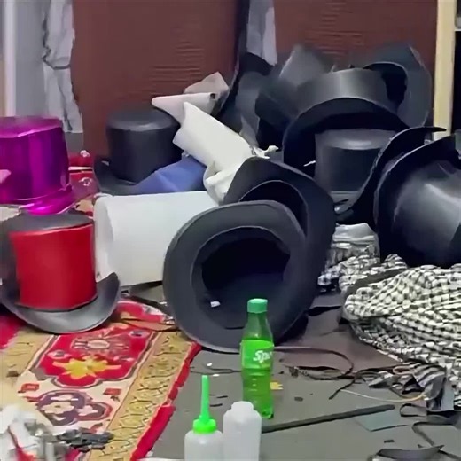 Steampunk Corset Leather Top Hat | Purple & Tan Victorian Gothic Cosplay Hat - Etsy