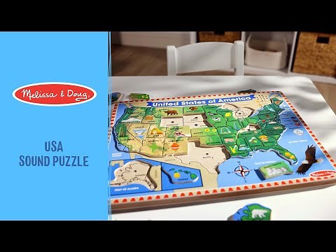 Melissa & Doug United States of America Sound Puzzle