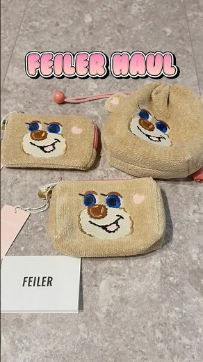 [Close-up of a teddy girl 🐻] My haul 🤎 #Feiler