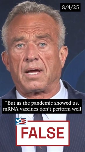 The Whoppers of 2025: mRNA vaccine misinformation Link to the full story in the comments. | FactCheck.org