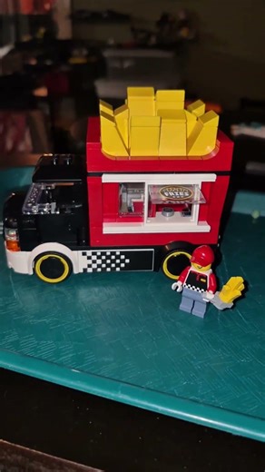 Super cute! New set- Lego City Fries Food Truck Set 60488