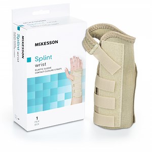 McKesson Wrist Splint for Carpal Tunnel, Elastic Sleeve Brace, Right Hand, Medium, 1 Ct