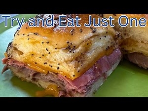 Beef and Cheddar Sliders on Hawaiian Rolls | Arby’s-Style