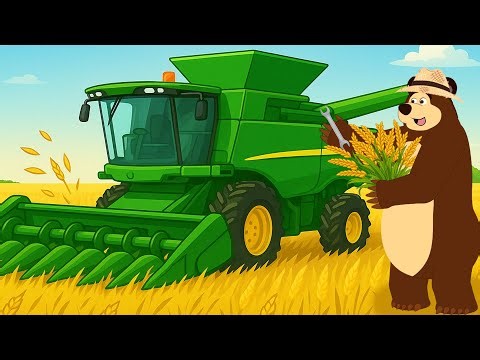 The Bear’s Farm 🐻 Fixes the Harvester and Collects Golden Wheat! 🌾🚜 What a Busy Day! | Turbo Fixers