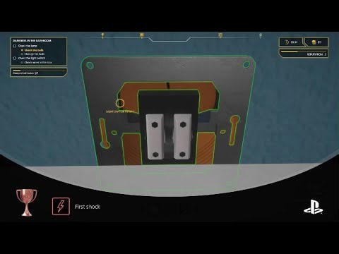 First shock achievement in Electrician Simulator