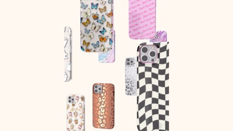 VELVET CAVIAR for iPhone 14 Case Marble - Compatible with MagSafe - 10ft Drop Tested - White, Violet Sky