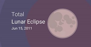 Total Lunar Eclipse on June 15–16, 2011 – Where and When to See