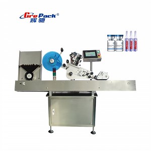 [Hot Item] Automatic Horizontal Round Bottle Labeling Machine Automatic Label Machine Small Bottles 10ml Vials Labeling Machine