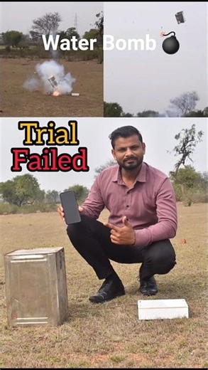 Water Bomb Trial Failed, New Science Experiment