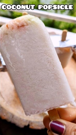 Refreshing Coconut Popsicles | Simple & Delicious Recipe! #shorts #popsicles #coconut #summerrecipe
