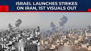 Israel launches biggest strike on Iran, 1st visuals send chills | Iran Vs US | Israel attacks Iran