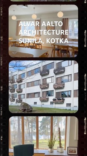 Alvar Aalto architecture / Sunila / Kotka / Finland