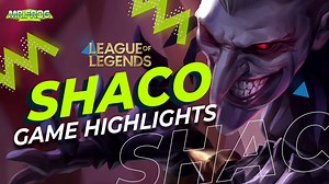 Hello Armies! For today's highlight, I'm going to use Shaco from League of Legends. Shaco is an Assassin. Shaco is very reliant, as he needs as much gold and tempo as he can get to be effective and can't really get away with just being meta op like other meta junglers. As a Shaco user, you need to be able to play the map. He's a prime split pusher, but he can also be the key in a team fight. I like Shaco because his Deceive ability becomes Invisible and teleports to target location, dealing bonu