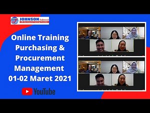 Online Training Purchasing & Procurement Management 01-02 Maret 2021