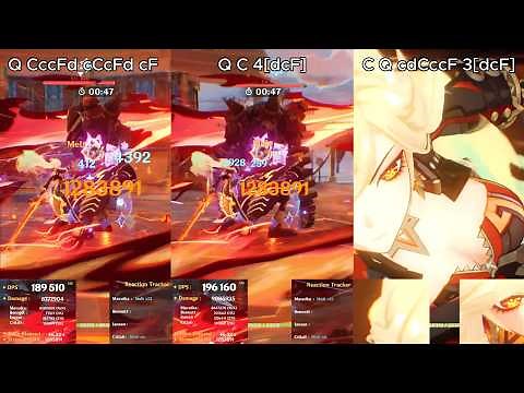 C0 Mavuika Melt Combo Comparison