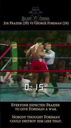 The Fight That Made Foreman Feared, George Foreman vs Joe Frazier (1973) #boxing #georgeforeman