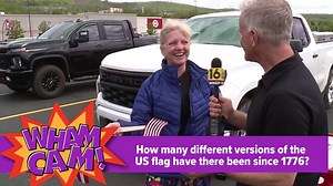 How many different versions of the US flag have there been since 1776? | Wham Cam