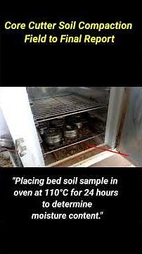 "Core Cutter Soil Compaction | Field to Final Report #civilengineer #corecuttermethod #campaction