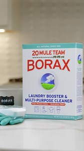 With Borax, the cleaning possibilities just keep going, and going, and going… #Borax #AllNatural #MultipurposeCleaner #20MuleTeamBorax #BoostItYourself #PassTheBorax | 20 Mule Team Borax