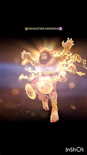 🔥 LORD NARASIMHA DESTROYS EVIL 😱⚡ | Mahavatar Narasimha Edit 🦁🔥 #shortsvideo