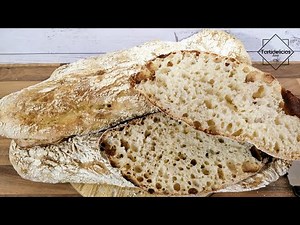Make the BEST CIABATTA the EASIEST Way Without a Mixer | CIABATTA Step by Step