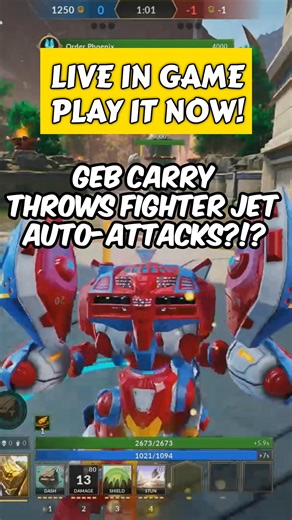 GEB IS A CARRY NOW! 💥 Aspect of Calamity is LIVE! It's time to throw fighter jets at your enemies and dominate the Duo Lane with Hunter Geb. Check out this huge new Aspect as part of the Holiday Megapatch, live today! | Smite