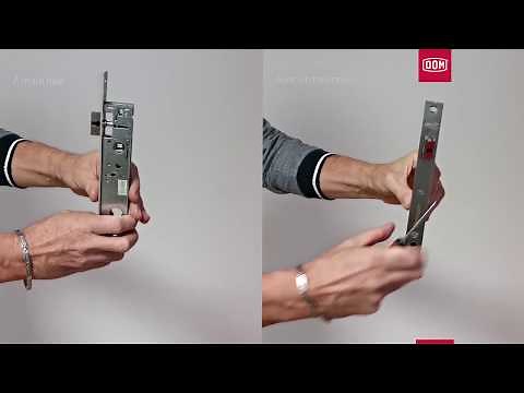 Comment inverser le pêne demi-tour réversible de la serrure Metalux 780 NF ?