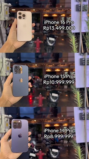 Perbandingan iPhone 16 Pro, 15 Pro, dan 14 Pro