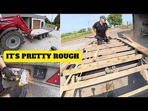 Rebuilding A 23 Year Old 14ft Plant Trailer - Hidden Problems A Rough Life