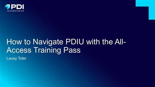 How to Navigate PDIU with the All-Access Training Pass