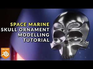 Blender Space Marine Skull Ornament Modelling Tutorial