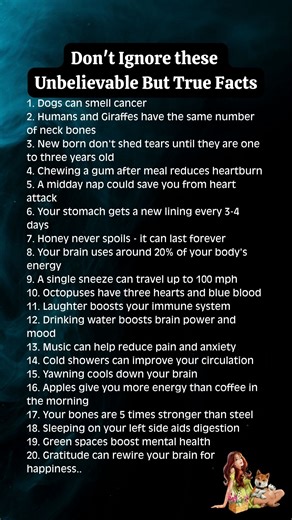 1.6M views · 8.2K reactions | Don't Ignore these Unbelievable But True Facts | Beautiful Words | Facebook