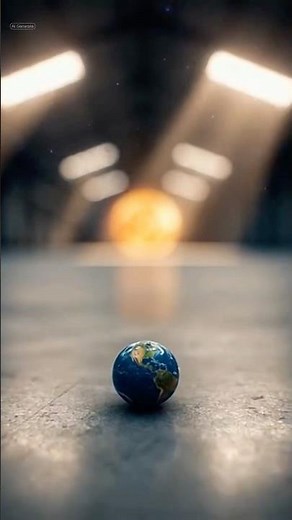 If Earth Was a Marble… Here’s Where the Sun Would Be…🌍