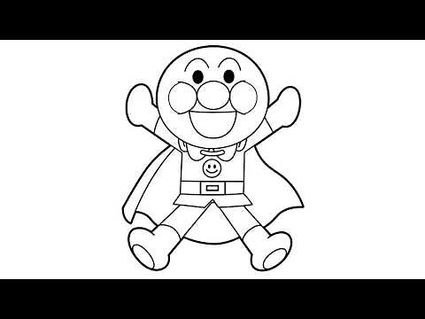 How to Draw Anpanman Step by Step - by Laor Arts