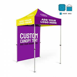 Custom Canopy Tent (5x5) With Logo, Pop up Commercial Tent for Business, Outdoor Events, Trade Shows and Festival - Etsy