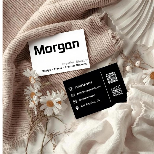 Modern Business Card Template | Editable in Canva | Minimalist Corporate Design | Instant Download - Etsy