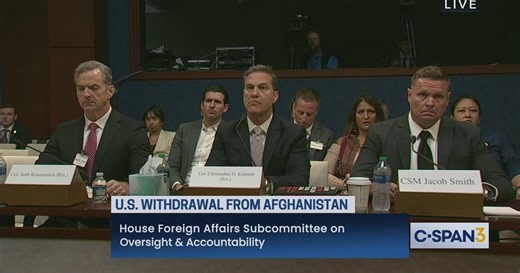 Current and Retired Military Officials Testify on Afghanistan Withdrawal