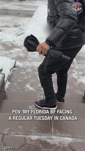My Florida BF VS Icy Canadian driveway | Bright Side