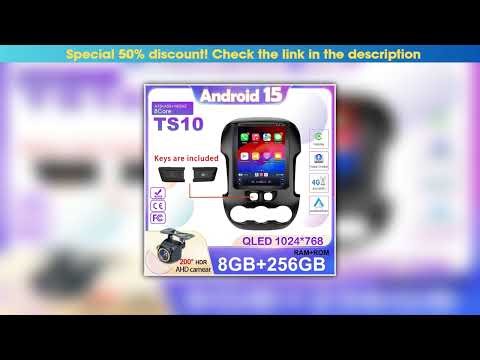 Discount 9.7 Inch Android 15.0 For Ford Ranger 2012 2013 2014 2015 Car Radio Stereo Auto DSP Carpla