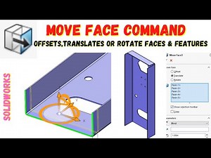 Move Face Command in Solidworks || Solid Modelling || CAD/CAM Tutorial || COGNITION