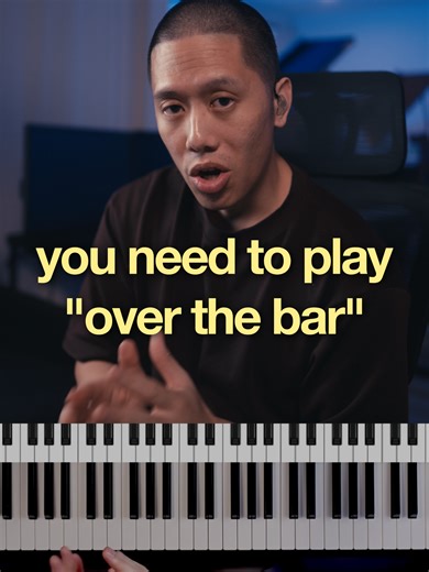 We see this all the time when looking at solos from the greats - playing over the bar. This is part of the language, and immediately communicates that you're in control of the harmony instead of reacting to the harmony as soon as it changes. Your soloing will have more a natural, human flow to it rather than sounding so robotic due to the predictability of outlining the next chord change starting on beat 1 for every bar. Pull up any Charlie Parker solo and you're guaranteed to see this happening