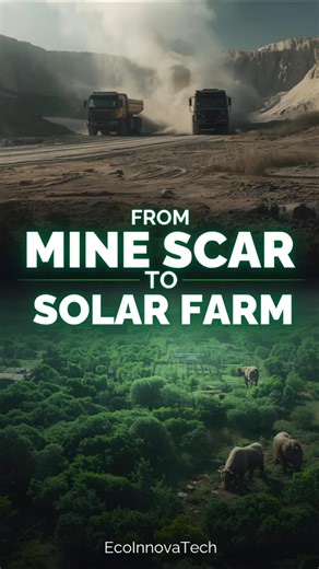 From Mine Scars to Clean Energy Farms #MineRehab #EcoInnovaTech #cleantech #smartmining #minería