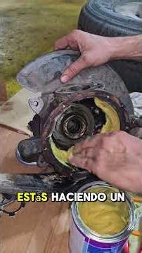 How to GREASE CV Axle and Wheel Bearings step by step 🔧🤤 #shorts