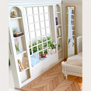 1:12 Scale Window Seat Wall – the Grand Hotel Selection DIY Kit Dollhouse Diorama - Etsy