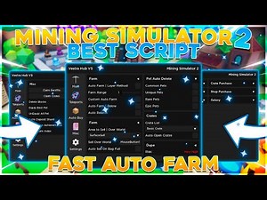 [ BEST SCRIPT ] Roblox ❘ Mining Simulator 2 Script / Hack Gui ( Fast Auto Farm ) * PASTEBIN 2022 *