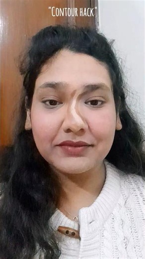 How to contour a big nose 😍 #shorts