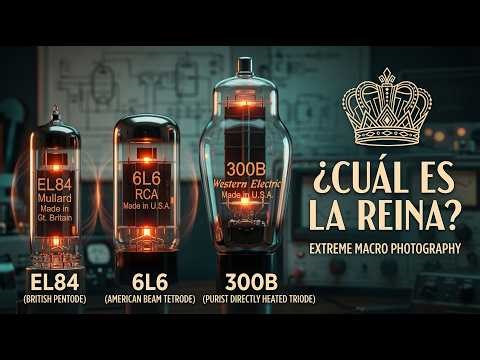 EL84 vs 6L6 vs 300B: ¿Cuál es la REINA absoluta del sonido?