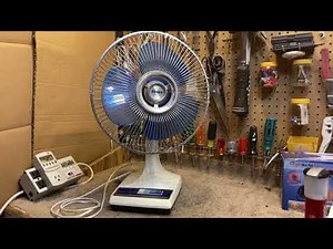 Galaxy 2150 Blue 12" Oscillating Table/Desk Fan | Initial Checkout
