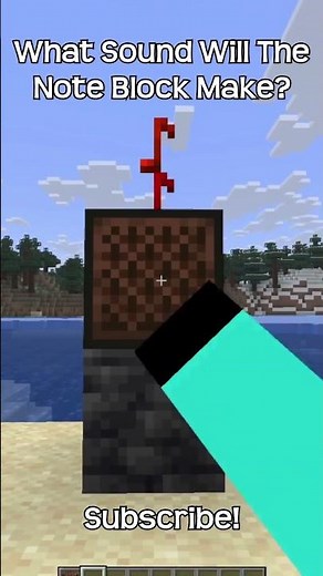 What Sound Will The Note Block Make When Placed On Deepslate? In Minecraft!